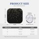 thumbnail image 3 of Fotbe Star Silver Glitter Juego de 2 Piezas de Parasoles para Parabrisas | Bloqueador Solar para Auto | Accesorios Plegables para Protección Solar Interior-Small, 3 of 6
