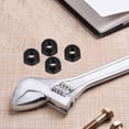 thumbnail image 4 of KONTONTY 50Pcs Stainless Steel Nylon Insert Lock Nuts with Hex Shape for Secure Mechanical Bolts, 4 of 8