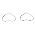 thumbnail image 4 of Porte-clés Accessoires en Forme de Coeur Couleur Individuelle Design Élégant Simple Entreprise Exquise Modélisation Porte-Clés ChainWhite, 4 of 14