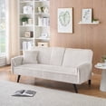 thumbnail image 4 of Modern Minimalist Corduroy 3-Seater Sofa 72x38.58x31.10 for Living Room, 4 of 16