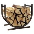 thumbnail image 1 of DOEWORKS Indoor Firewood Rack Decorative Wood Holder Fireside Log Rack, 1 of 7