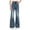 Blue, variant on ZhuoLiL Girls Pants Size 12-14 Clearance Children Girls' Jeans Long Pants Children's Loose Pants Straight Leg Pants Wide Leg Pants Casual Outerwear Pants（5-15Years）