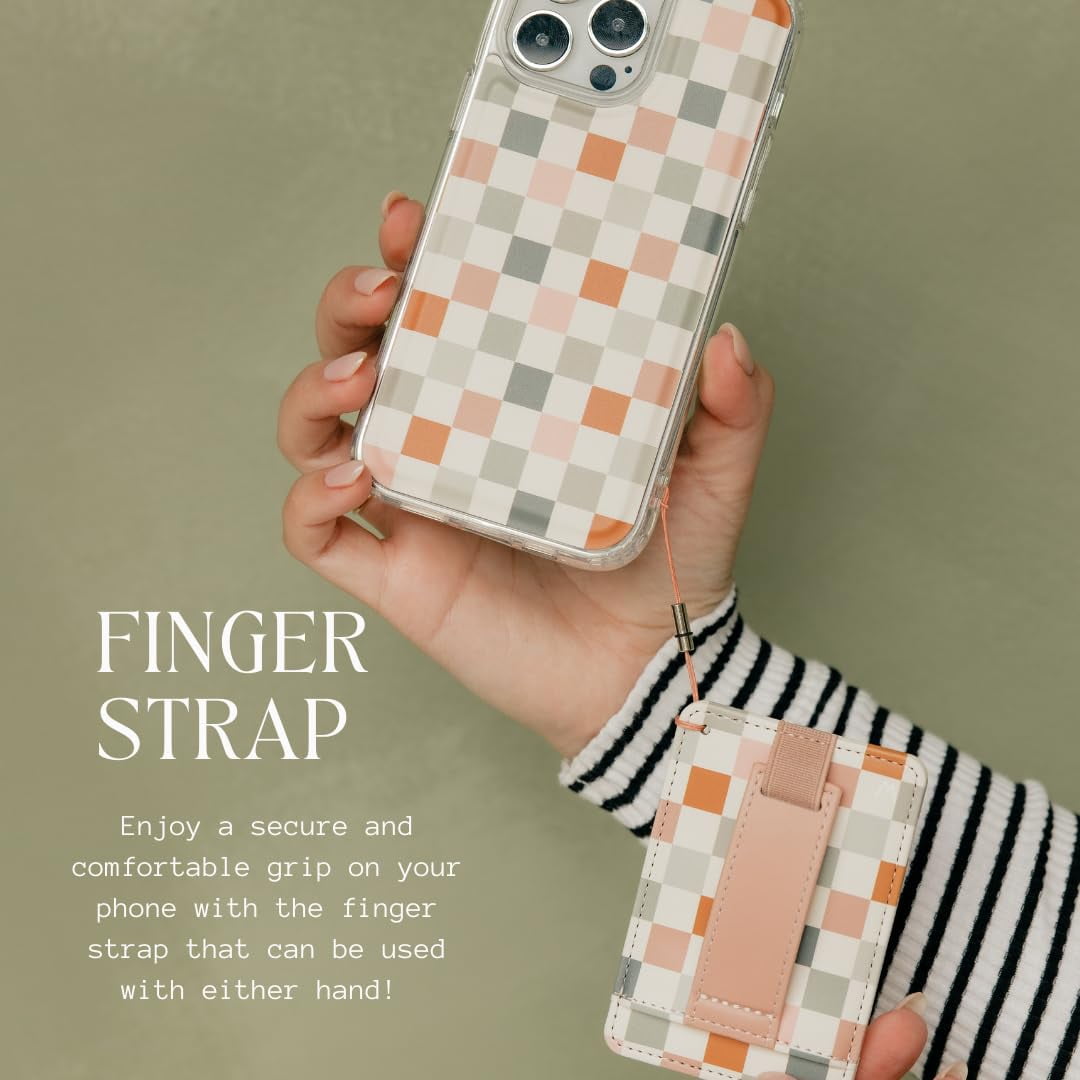 Walli Cases for iPhone 16 Pro Max Case Aesthetic Magnetic Wallet Phone Case Card Holder,Holds up to 2 Cards - Cute, Trendy Phone Cover for Women fits iPhone 16 Pro Max, with Kickstand & Finger Strap