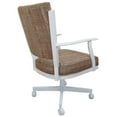thumbnail image 2 of Montana Swivel Metal Dining Caster Chair on Reading Base, 2 of 3