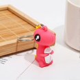thumbnail image 5 of 2-4 llaveros de dinosaurio kawaii para niños y niñas. Bonito llavero de dinosaurio novedoso, llavero de mochila., 5 of 5