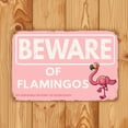 thumbnail image 2 of Flamingo Metal Signs Vintage Wall Decor for Home Kitchen Bar Patio Room Garage Retro Tin Poster Plaque 12"x8" Inch, 2 of 5