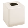 thumbnail image 4 of mDesign Metal Square Modern Tissue Box Cover Holder for Bathroom - Cream, 4 of 4
