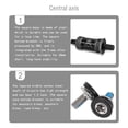 thumbnail image 4 of QualitChoice Lebycle Support de Pédalier Carré Vélo de Montagne Roulement Fileté Portable Vis Axe Pièce de Rechange 118MM, 4 of 6
