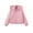 Pink, variant on Zpanxa Kids Lightweight Windbreaker Solid Color Hooded Jacket Thin Windproof Zipper Front Long Sleeve Summer Casual Outerwear for Ages 4 to 11