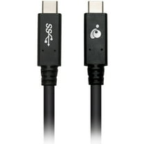IOGEAR G2LU3CCM12E Black USB-C to USB-C 5 Gbps 6.6 ft. (2m) Cable