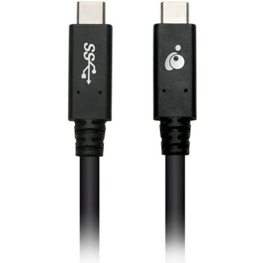 IOGEAR G2LU3CCM12E Black USB-C to USB-C 5 Gbps 6.6 ft. (2m) Cable