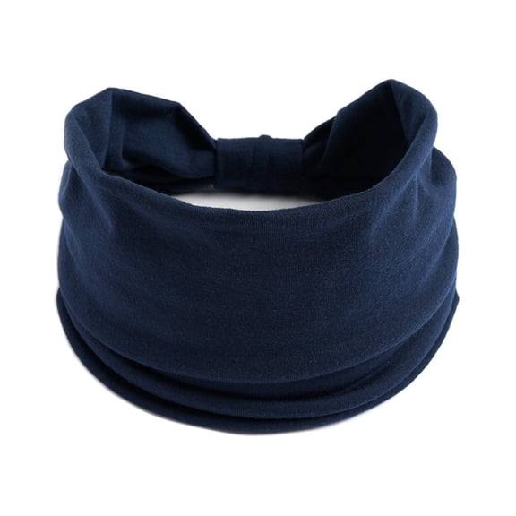 Soft Elastic Workout Headband Non-Binding Fabric Wide Sweatproof For Pilates Dance Training Men Women