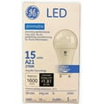thumbnail image 2 of (6 bulbs) GE 46666 A21 LED Light Bulb, 15 watts, 1600 lumens, 2700K warm white, plug-in GU24 base, 2 of 3