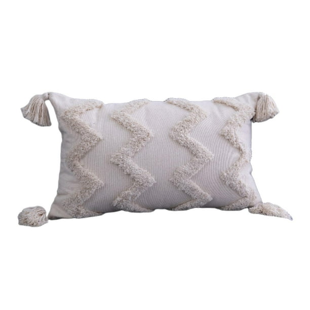 Funda de cojín con borlas funda de almohada decorativa Los 30x50cm G