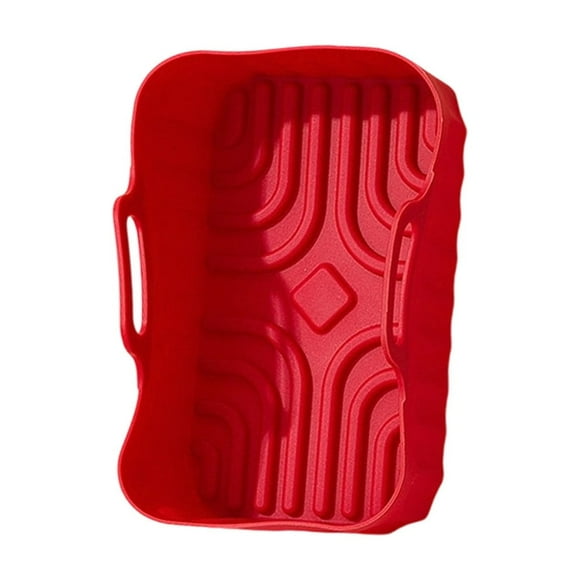 Bandeja de silicona para hornear de 7.48 x 4.72 x 3.15 pulgadas, bandeja antiadherente para horno, microondas, freidora de aire, bandeja de silicona de grado alimenticio para hornear pan, carne,