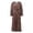 A1-Coffee1178, variant on XIAOCHA Women's Summer Casual Maxi Dress Wrap V Neck Tiny Ditsy Floral Print Ruffle Swing Gown