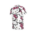 thumbnail image 4 of Boys Girls Hello Kitty Shirt Graphic T-Shirt Crewneck Short Sleeve 3d Colorful Tops Tees, 4 of 6