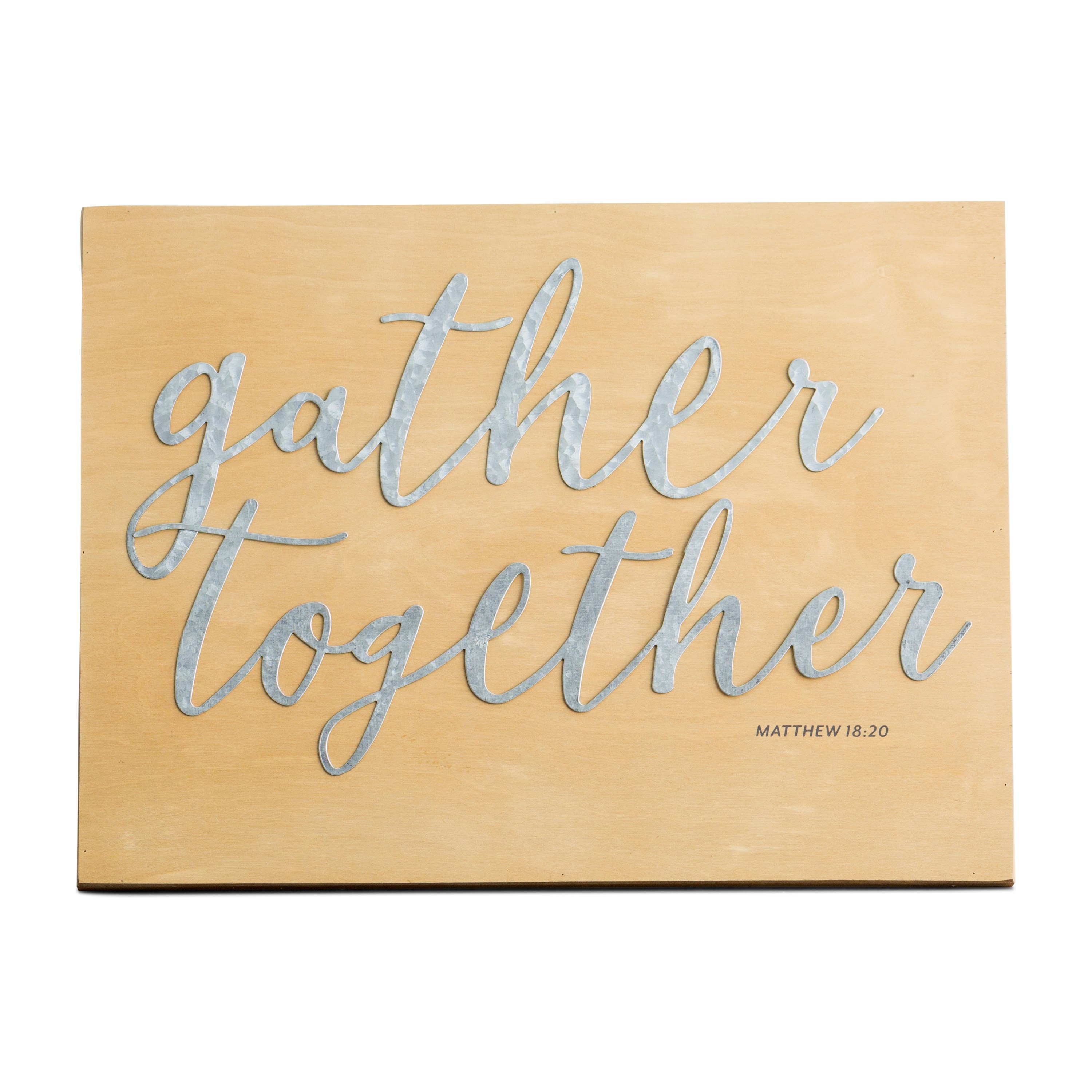 DaySpring, Gather Together, Wood & Metal Wall Art