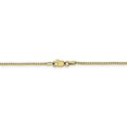 thumbnail image 4 of 10k Yellow Gold 1.1mm Box Chain Necklace Pendant Charm, 4 of 9