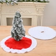 thumbnail image 4 of Howish tree skirt 2pcs Mini Christmas Tree Skirt Plush Christmas Skirt Decoration Xmas Party Decor(14.96"X14.96"X0.39"), 4 of 8