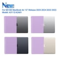 thumbnail image 4 of Funda con teclado IBENZER para MacBook Air 13.6, color morado, 4 of 9