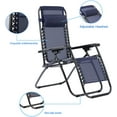 thumbnail image 6 of FDW New Zero Gravity Chairs Case of 2 Lounge Patio Chairs Outdoor Yard Beach,Foldable,Alloy Steel, 6 of 7