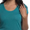 thumbnail image 1 of Cariloha Camiseta (3XL) Camiseta con cuello redondo de bambú - Tropical Teal Heather 1 Pc Cariloha Cariloha Camiseta (3XL) 1 Pc, 1 of 1