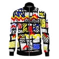 thumbnail image 3 of Sudadera con capucha y cremallera con estampado de cabeza de perro, sudaderas con estampado 3D, chaqueta para hombre y mujer, ropa informal de moda, abrigo unisex, chaqueta, tops, 3 of 5