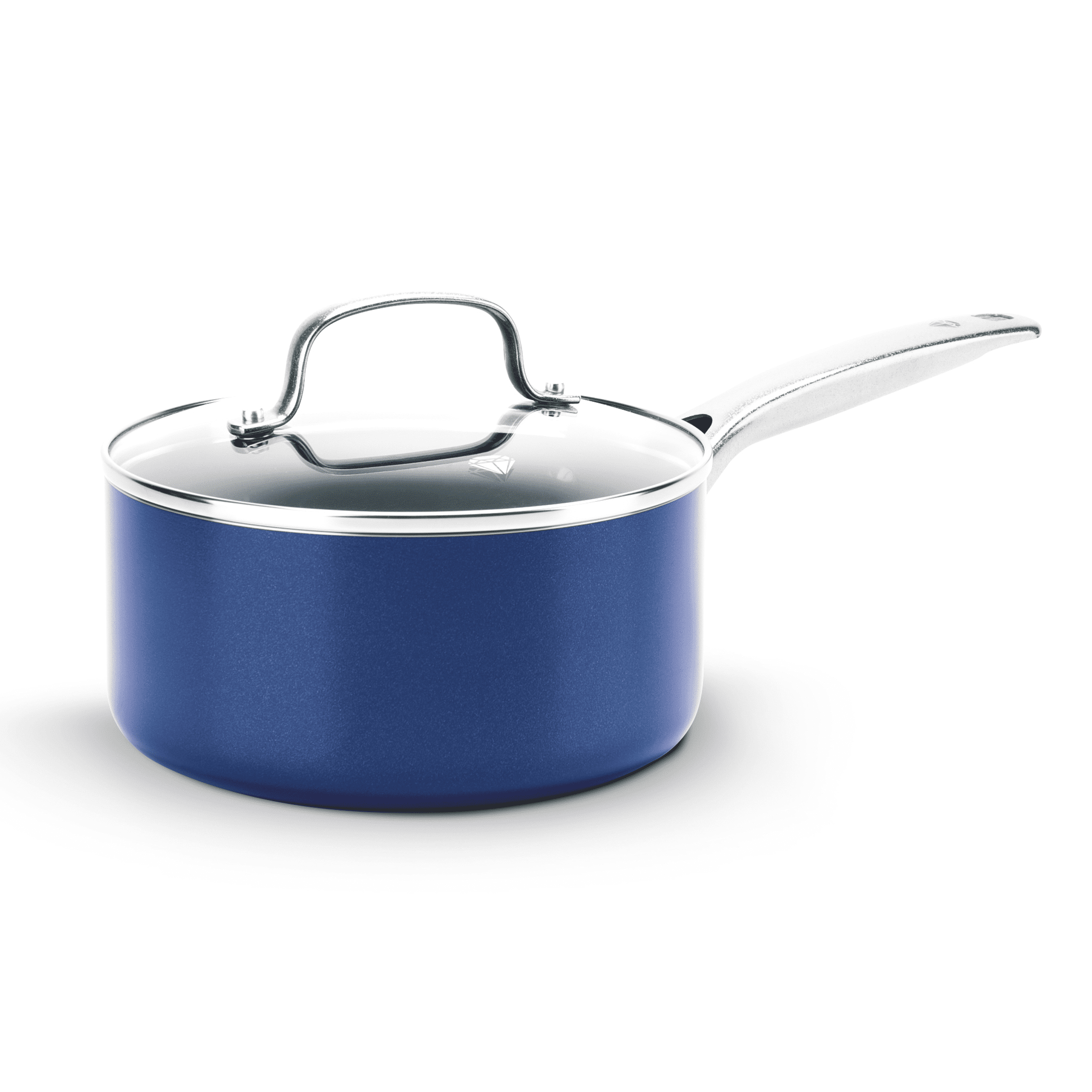 Blue Diamond Ceramic Nonstick 2 Quart Saucepan with Lid