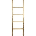 thumbnail image 3 of Ekena Millwork 19"W x 60"H x 3 1/2"D Vintage Farmhouse 4 Rung Ladder, Barnwood Decor Collection, Natural Barnwood, 3 of 13