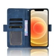 thumbnail image 2 of Case for iPhone 12 Pro Max Cover Adjustable Detachable Card Holder Magnetic closure Leather Wallet Case - Blue, 2 of 6
