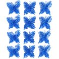 thumbnail image 1 of Coxeer Christmas Butterflies Decor Hollow 12PCS DIY Craft Butterfly Xmas Tree Ornament, 1 of 10