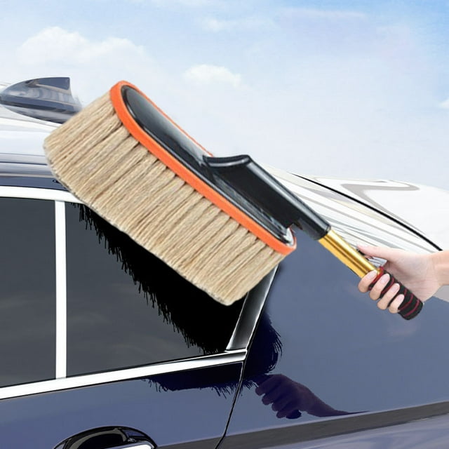 pstuiky Cepillo para barrer coches cepillo para encerar coches mopa para lavar coches cepillo para barrer coches y nieve