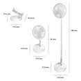 thumbnail image 2 of Ventilador USB extensible y recargable con ángulo de 180° GTI P9, 2 of 6