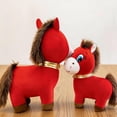 thumbnail image 5 of Crying Horse Plush Toys, 7.8" Crying Horse Plushie Figurine, 2026 Year of The Crying Red Horse Figurine, Soft Stuffed Animal Pillow Dolls for Home Store Tabletop Decor, 5 of 6