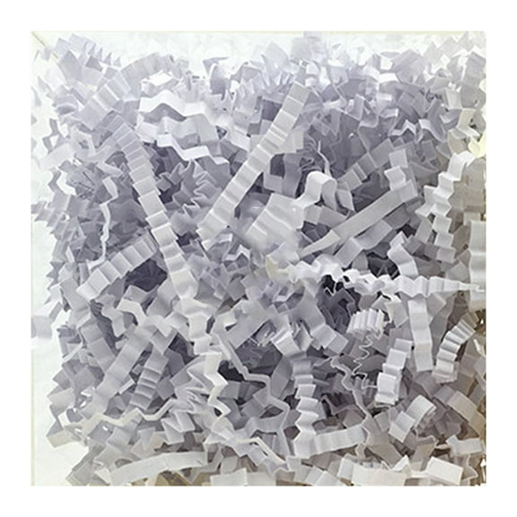 Pero pio Easter Grass Festival Elegant Shredded Paper Stuffing Eye-catching Perfect DIY Confetti Packaging Supplies for Classroom white