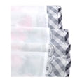 thumbnail image 7 of Sunny Fashion Girls Dress Black White Striped Apple Embroidery Gingham Holiday Casual 4-5 Years, 7 of 7