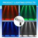 thumbnail image 5 of Pinspot Light for Disco Ball 15W RGBW 4 in 1 Mirror Ball Light with Remote Control for Parties DJ Di, 5 of 5