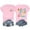 Pink, variant on Women'S Fashion Print Short Sleeve Round Neck Tee, Blue Autism Awareness Casual Daily Wear Soft Comfortable T-Shirt