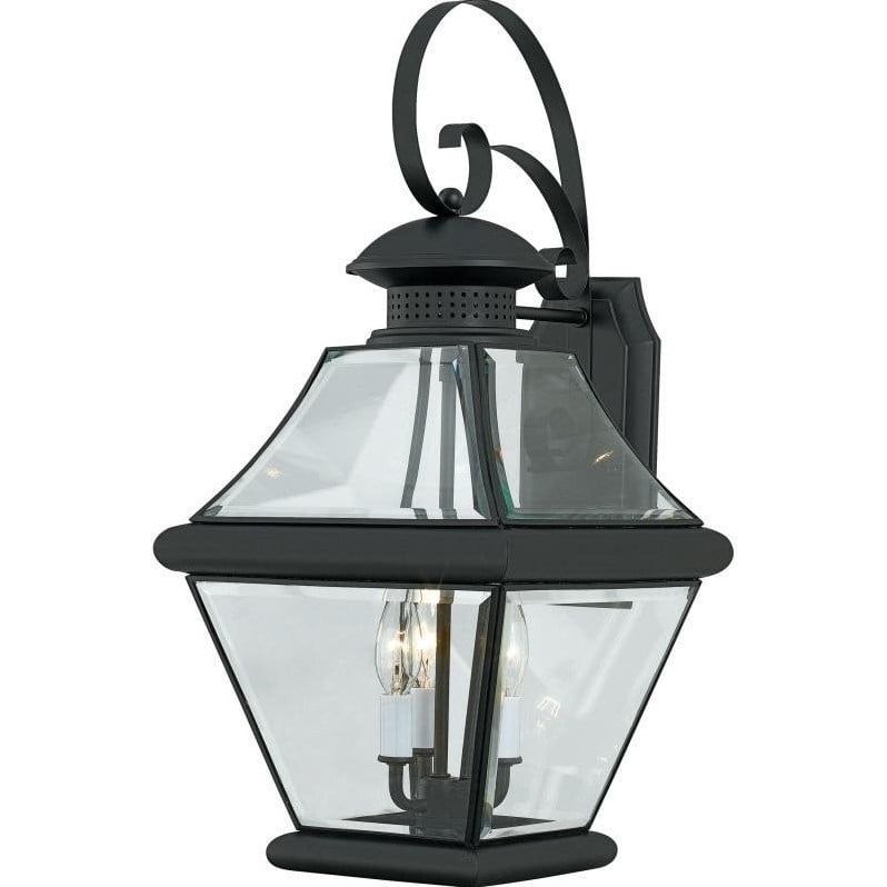 Quoizel Rutledge Large Wall Lantern In Mystic Black