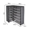 thumbnail image 2 of Mueble de Almacenamiento para Zapatos | Estamte de 5 Niveles | Closet Zapatero | Acero Inoxidable | Esquinerop Moderno Armable, 2 of 4