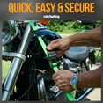 thumbnail image 5 of FORTEM Ratchet Straps, 1650lb Break Strength, 4 Pack 15ft x 1in Tie Down Strap Set, 4 Soft Loops, Motorcycle Straps Tie Downs, Cargo Cam Buckles for Trucks, Rubber Handles, Carry Bag, 5 of 10