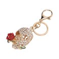 thumbnail image 3 of Car KeychainSkull Keychain Death Rose Handbag Keychain Rhinestone Skull Unbeatable Value, 3 of 5