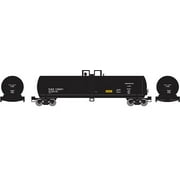Athearn N Scale RTC 20,900-Gallon Acid Tank Car TLDX/Black/No Markings #120091