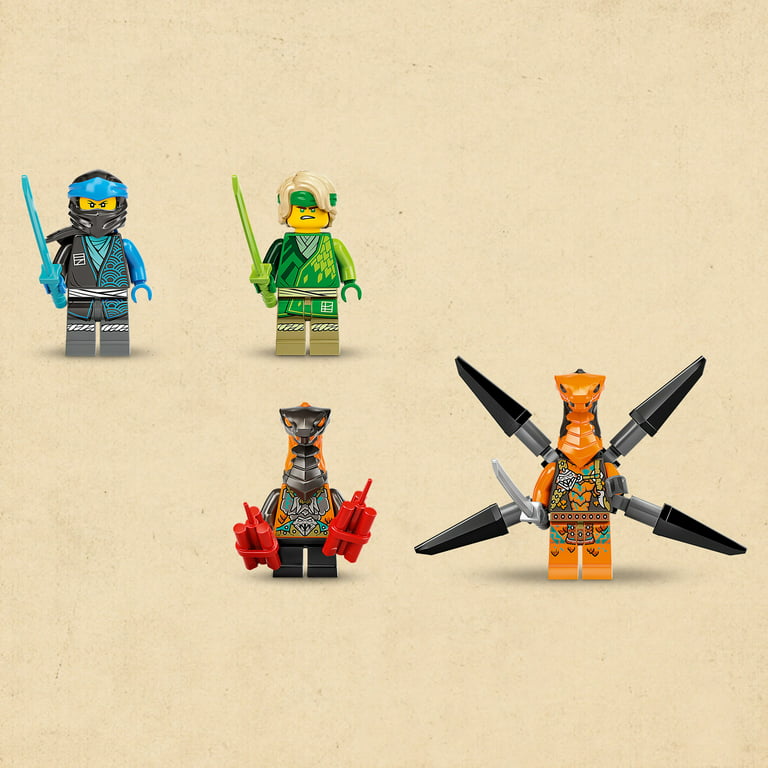arbejdsløshed vil beslutte tælle LEGO NINJAGO Lloyd's Legendary Dragon Toy, 71766 Set with Snake Figures &  Nya Minifigure, Collectible Mission Banner Series - Walmart.com
