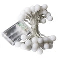 thumbnail image 1 of Cadena de luces LED Dinheiro, cadena de luces en forma de bola de 19,7 pies, 40 bombillas LED con USB para Navidad, bodas y fiestas, 1 of 5