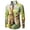 Army Green, variant on Mens Easter Polo Fashion Christmas Printed Long Sleeved Lapel Rugby Shirt for Men,Black,L