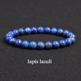 thumbnail image 4 of Genuine Natural Stone Bracelet Apatite Lapis Lazuli Agate Crystal Tiger Eye High Quality Gem Beads Bracelet Homme Jewelry Bangle, 4 of 5
