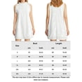 thumbnail image 2 of Mini Vestido Vestido corto de algodón para mujer, chaleco informal, vestido floral, Vestidos femeninos (blanco XXXL) Ygjytge para Mujer Blanco T XXL, 2 of 9