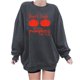 thumbnail image 1 of Blusa de manga larga suelta con estampado de moda para mujer, blusas informales con cuello redondo, sudaderas con capucha Pompotops FGAJ4452, 1 of 4